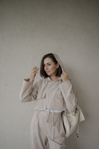 Спортивный костюм из вареного хлопка