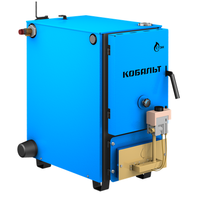 Напольный твердотопливный котел Кобальт 35