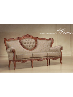 ИТАЛЬЯНСКИЙ ДИВАН В ДЕРЕВЯННОМ КАРКАСЕ FRANCA 541/K - ФАБРИКА MORELLO GIANPAOLO