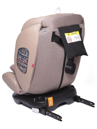 Автокресло Baby Care Shelter 0-36кг, IsoFix, поворотная база 360, Eco Beige / Sand Brown