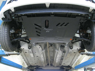Toyota Aygo 2005-2014  V-all Защита картера и КПП (Сталь 2мм) ALF1701ST