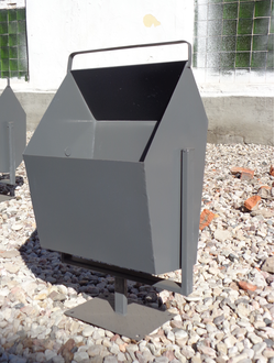 Урна металлическая увеличенная (артикул-МУ05)