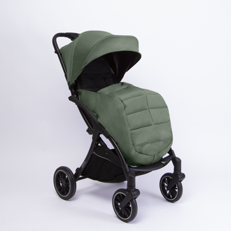 Коляска прогулочная Peppy Latina, Forest Green / Зеленая