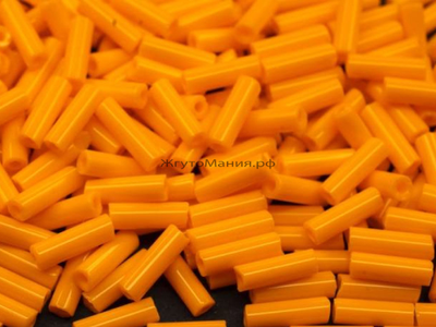 СТЕКЛЯРУС  PRECIOSA 3` (6.8-7мм) - 50г - 93110 НЕПРОЗРАЧНЫЙ ОРАНЖЕВЫЙ