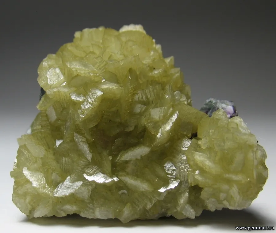 Кальцит на Флюорите * Erongo Mountains * Namibia