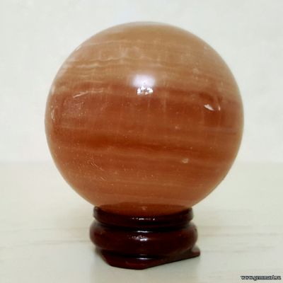 Мраморный оникс (кальцит), шар. Иран. Около 49мм.