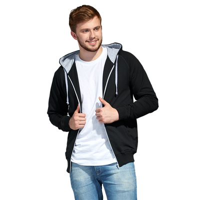 Толстовка мужская без начёса (A61) 260 г/м2, 92% хлопок, 8% эластан