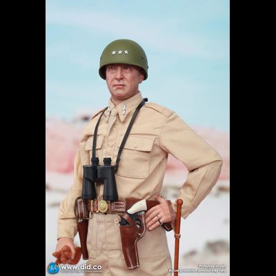 Генерал армии США Джордж Смит Паттон-младший - КОЛЛЕКЦИОННАЯ ФИГУРКА 1/6 WWII General Of The United States Army George Smith Patton Jr. (A80164) - DID