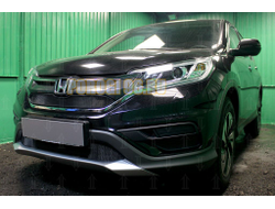 Защита радиатора Honda CR-V IV 2015-2017 2.0 black низ
