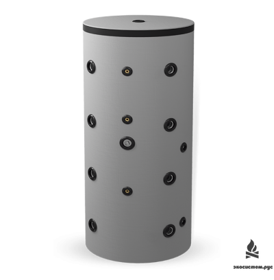 БУФЕРНЫЙ БАК 300 Л, С ДВУМЯ ТЕПЛООБМЕННИКАМИ, НЕЭМАЛИРОВАННЫЙ