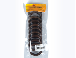 Кольца пластик орех 10шт [30264]