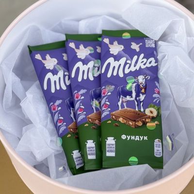 Молочный шоколад Milka в ассортименте
