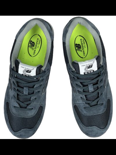 New Balance 574 Retro Metallic Patch Blue