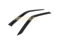 Дефлекторы окон, RIVAL, для Volkswagen Multivan T5, T6, T6.1 2003-2020 2020-/ VW Caravelle T5, T6, T6.1 2003-2020 2020-, листовой ПММА, 2шт.