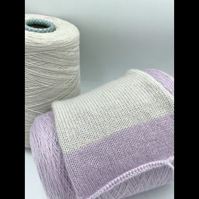 CARIAGGI art. cashmere 100 Nm. 2/28 1400 метров в 100 граммах  цв. 724566 PEARL жемчуг