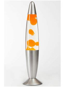 лава лампа желтая 35 см