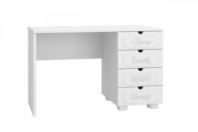 Стол письменный ДримСтар ДС-3/ДС-4 Белое дерево