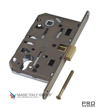 Магнитный замок AGB Mediana Polaris CL под цилиндр, античная бронза