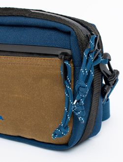 Сумка Якорь Таблетка Вощеный Олив / Темно-синий Нейлон