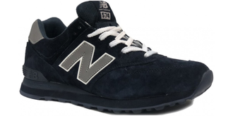 New Balance 574 Темно-синие с серым