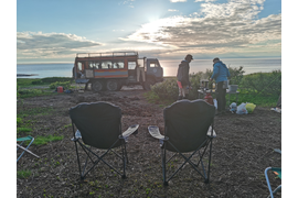 Кемпинг на полуострове Рыбачий