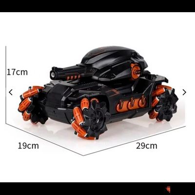 Радиоуправляемый Танк с гидрогелевыми снарядами Fighter 4WD Коричневый