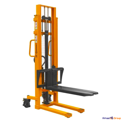 Ручной гидравлический штабелер SDJ 1530 (г/п 1.5 т, 3 м, раздвижные вилы 310-710 мм) SMART