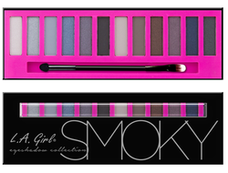 Палитра теней 12 цветов L.A. Girl Beauty Brick Eyeshadow Collection 332 Smoky