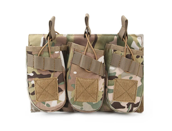 Подсумок открытый для магазинов 3xАК мультикам