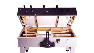 Игровой стол — футбол «Enterprise» (141×76×92 см) жетоноприемник