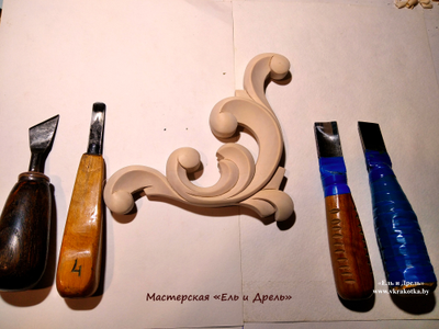 Резной уголок для мебели