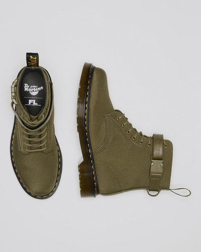 Ботинки Dr Martens 1460 Futura Nylon Olive