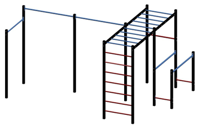 Спортивная площадка Workout W143