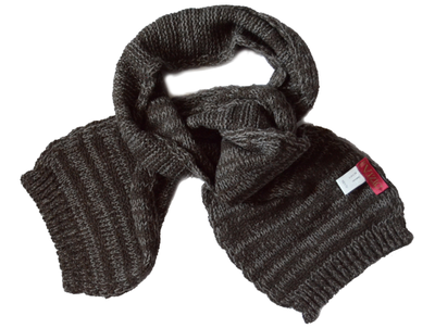 Вязаный шарф из шерсти альпака и мериноса Vizio Италия 5142