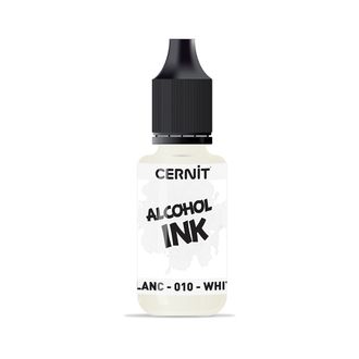 алкогольные чернила Cernit alcohol ink, цвет-white 010 (белый), объем-20 мл