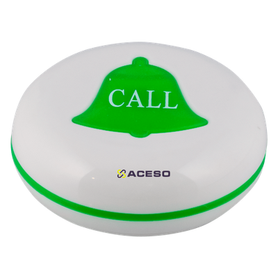 K-V ВЛАГОЗАЩИЩЁННАЯ КНОПКА ВЫЗОВА (БЕЛЫЙ/ЗЕЛЁНЫЙ)