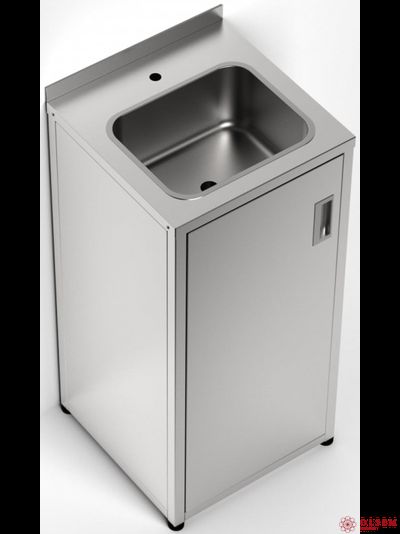 Рукомойник настенный РМКн-400 с кнопкой бедренной подачи воды