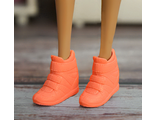 Красно-оранжевые ботинки. (1817)