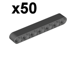 Technic, Liftarm Thick 1 x 7, Dark Bluish Gray (32524 / 4210752 / 4495931)