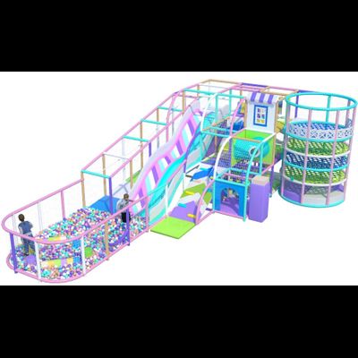 Детский игровой лабиринт Сиреневый 10,9 х 7,4 х 3,6м.