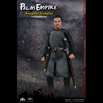 Тамплиер - Коллекционная фигурка 1/12 POCKET EMPIRES - TEMPLAR KNIGHT (PE002) - COOMODEL