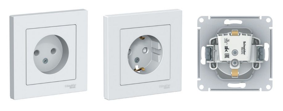 Силовые розетки AtlasDesign Systeme Electric