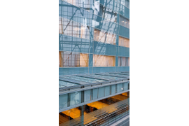 Стеклянная огнестойкая кровля