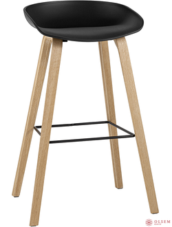 Стул барный LIBRA черный