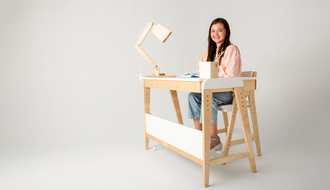 Стол растущий «Вуди» комбо