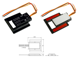 Сенсорный выключатель для зеркал диммируемый, 12V-72W, 24V-120W, DZs-12/24-7d-ECON IP20 GLS