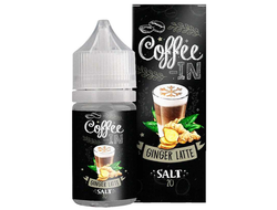 COFFEE IN SALT (STRONG) 30ml - GINGER LATTE (ИМБИРНЫЙ ЛАТТЕ)