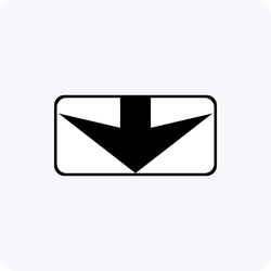 Дорожный знак 8.14 Полоса движения