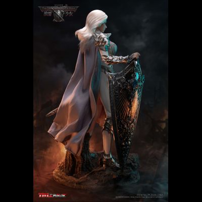 ПРЕДЗАКАЗ - Белая воительница Алина - Коллекционная фигурка 1/6 The Girl Under Wolf's Ward Silver Alina (PL2026-236A) - TBLeague ?ЦЕНА: 28200 РУБ.?
