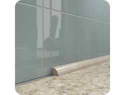 Акриловый плинтус бордюр на столешницу BNV ПШ12 бежевый